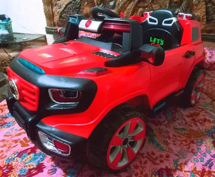 KIDS imported electric jeep car excellent condition opening doors+digi 2