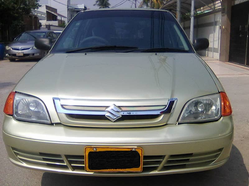 SUZUKI CULTUS VXR MODEL 2003 KING GOLD COLOUR BEHTREEN CONDITION 4