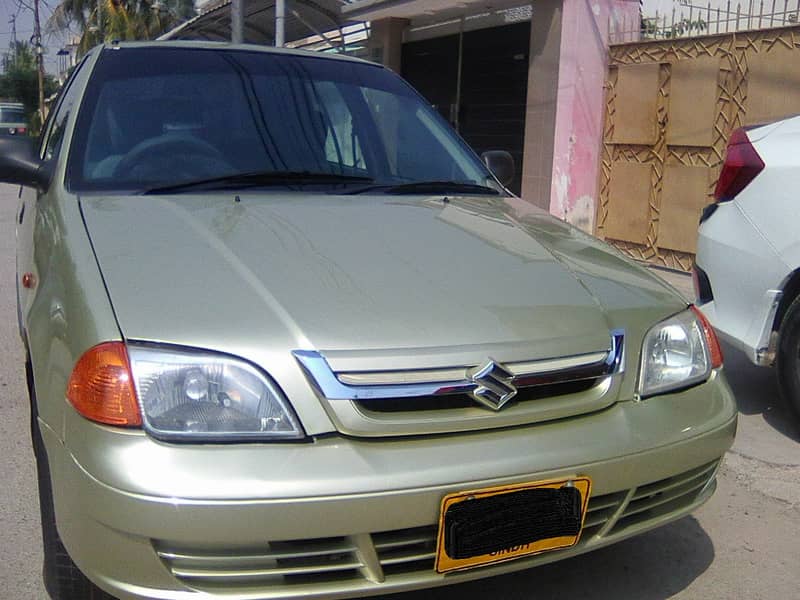 SUZUKI CULTUS VXR MODEL 2003 KING GOLD COLOUR BEHTREEN CONDITION 8