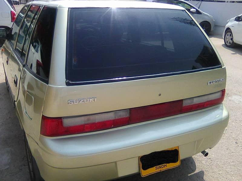 SUZUKI CULTUS VXR MODEL 2003 KING GOLD COLOUR BEHTREEN CONDITION 11