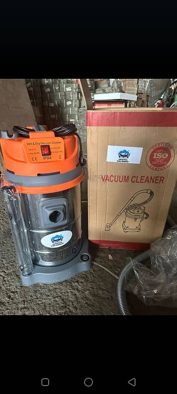 New) Wet & Dry Vacuum Cleaner - 30 Liter Dust Capacity 4