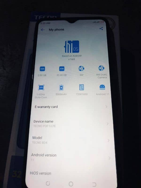 Tecno pop 5LTE 5