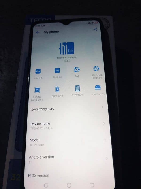Tecno pop 5LTE 7