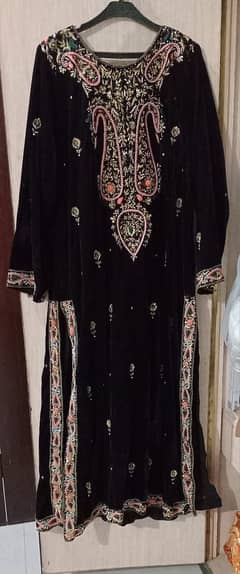 Heavy embroidered dress for sale