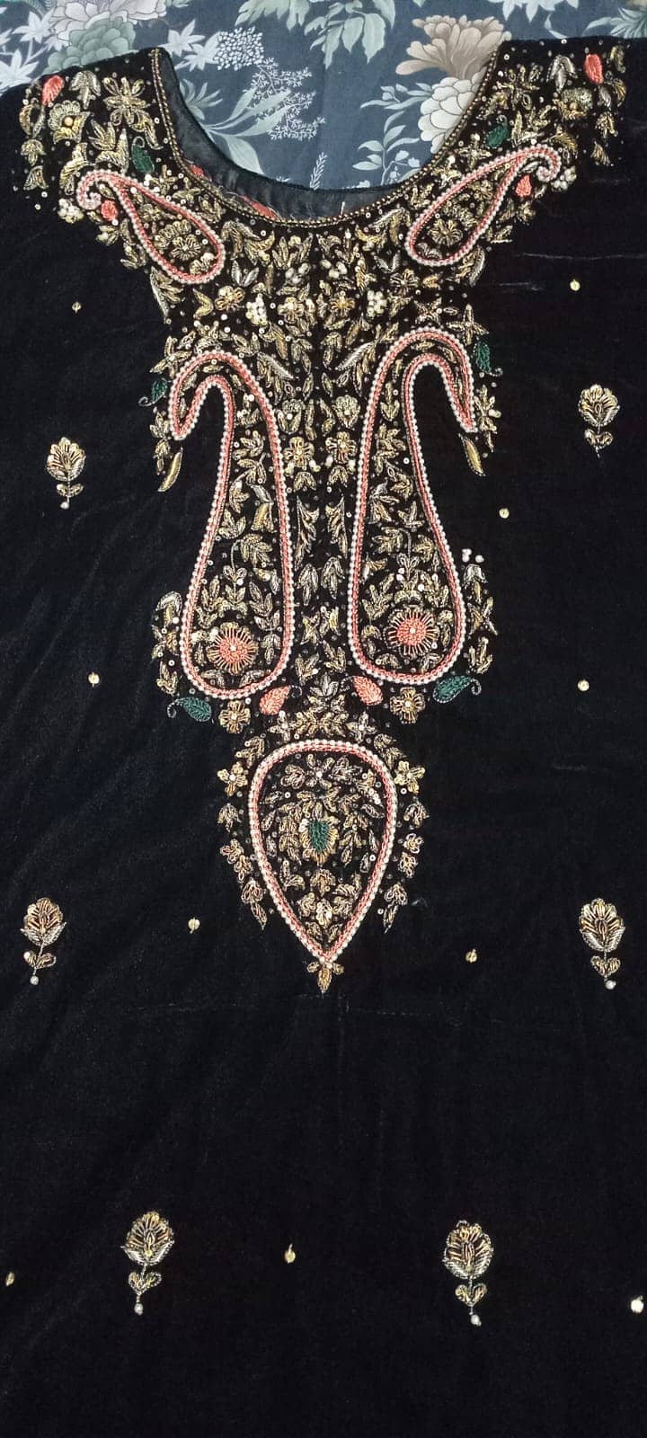 Heavy embroidered dress for sale 5