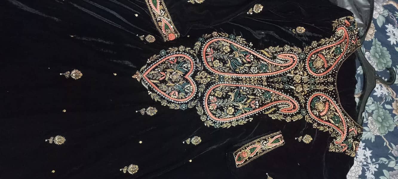 Heavy embroidered dress for sale 9