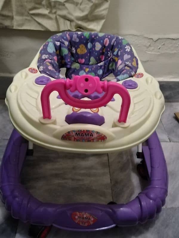 Baby Pram, Walker, Bath Tub, Duck Seat & Adjustable Seat 8