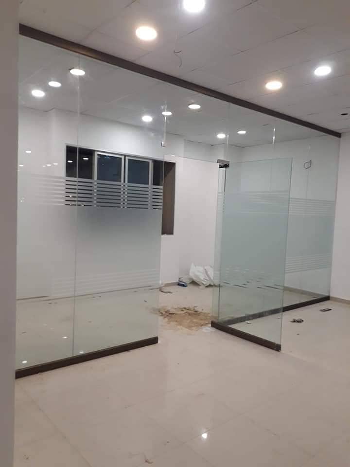 Office glass partition/GlassAluminium/partition work/glass cabine 5