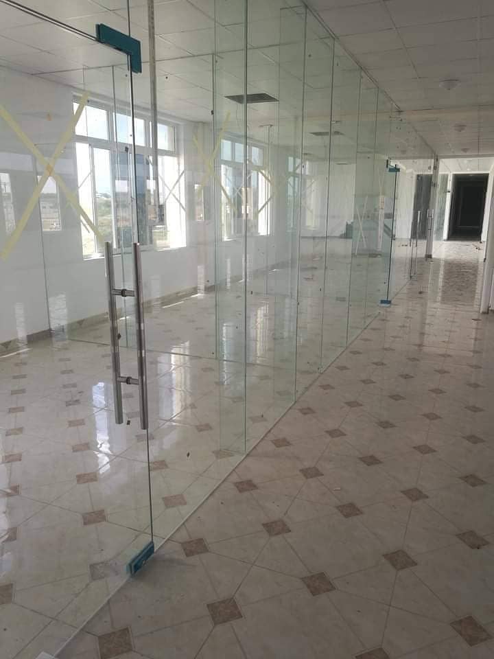 Office glass partition/GlassAluminium/partition work/glass cabine 6