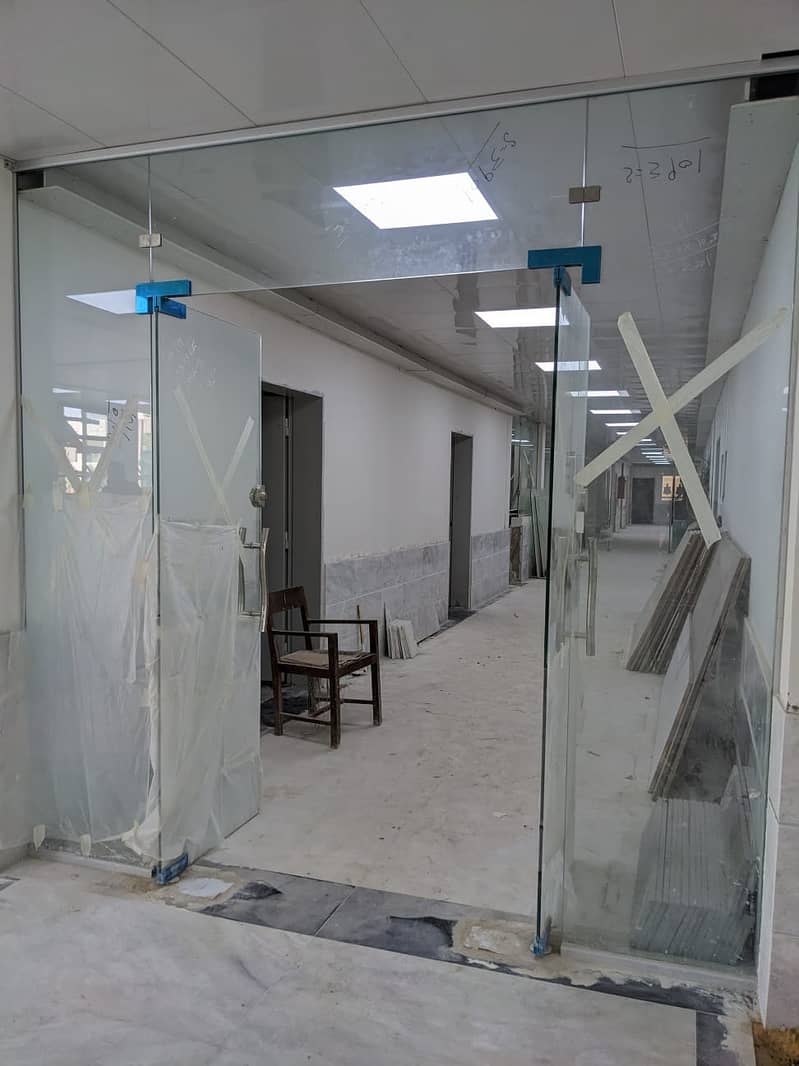 Office glass partition/GlassAluminium/partition work/glass cabine 16