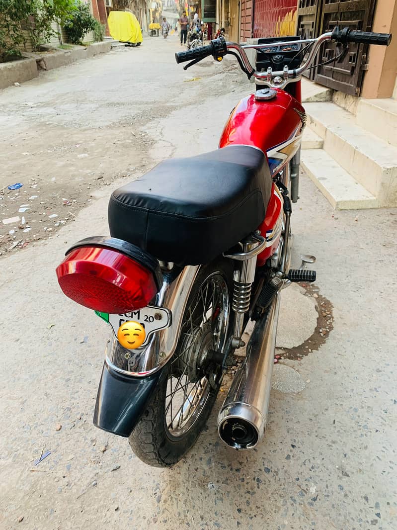 Honda 125 all ok 2020 model red colour 1