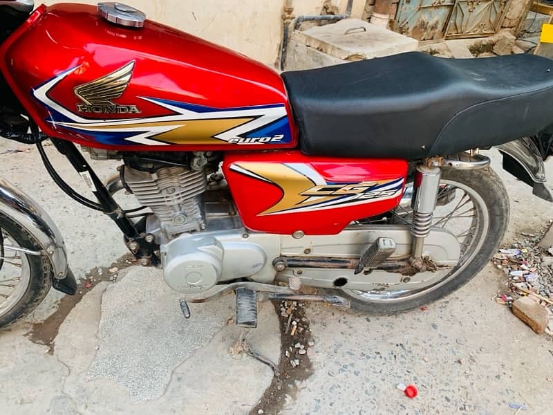 Honda 125 all ok 2020 model red colour 3