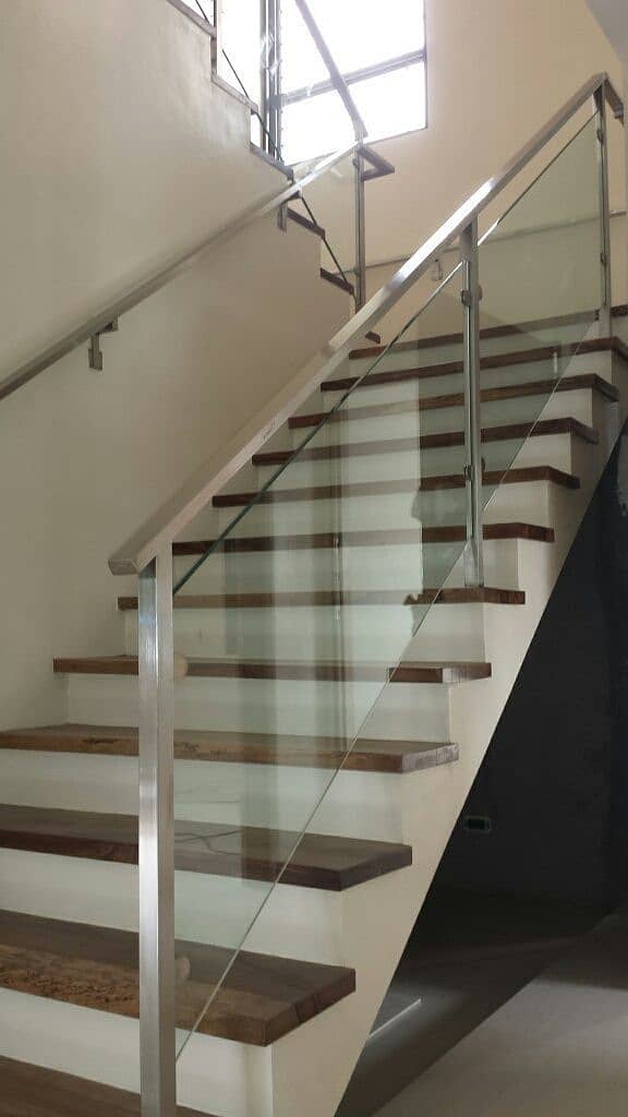 ss railing/glass railing/wood railing/decoration,Steel railing 3