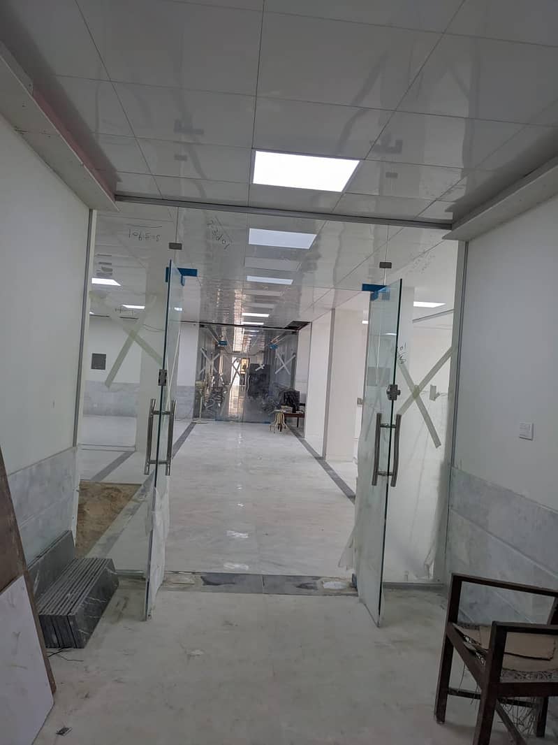 Office glass partition/GlassAluminium/partition work/glass cabine 8