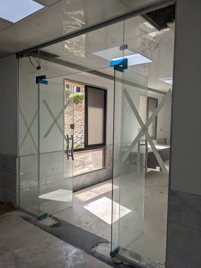 Office glass partition/GlassAluminium/partition work/glass cabine 19