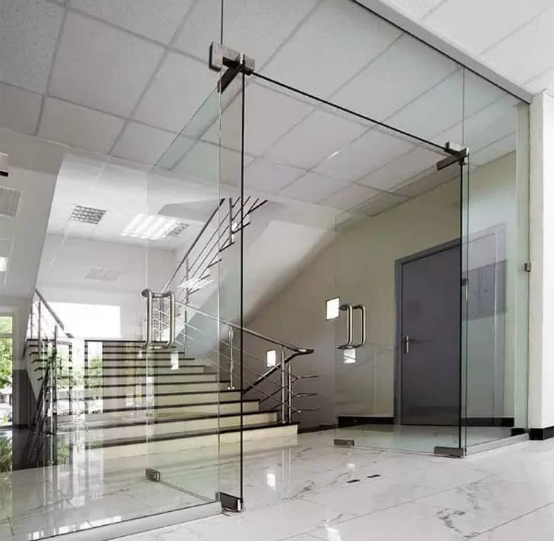 Office glass partition/GlassAluminium/partition work/glass cabine 2