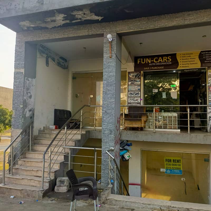 580 sqft lower Ground shop for Rent in Hub commercial 2