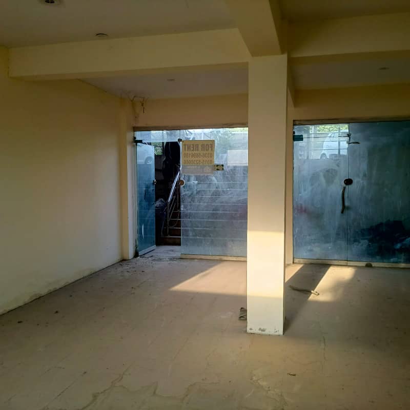 580 sqft lower Ground shop for Rent in Hub commercial 9