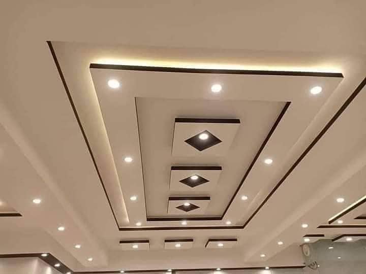 Plastic Paris Ceiling/ False Ceiling /pop Ceiling / All Ceiling work 15