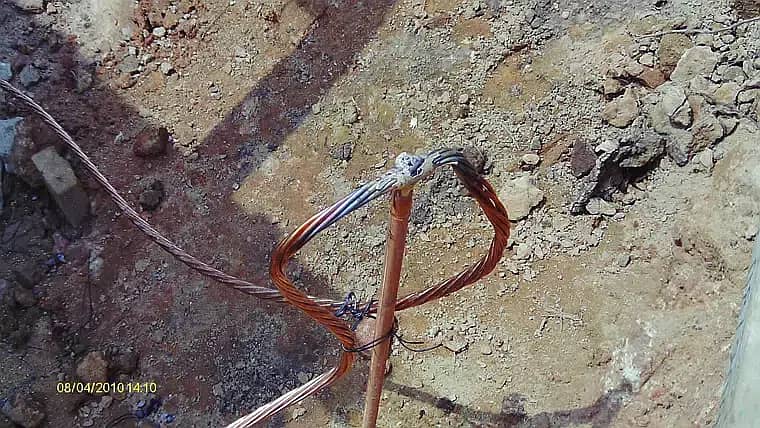 Earthing Lightning/ Grounding Material/ Copper rod/in lahore. 1