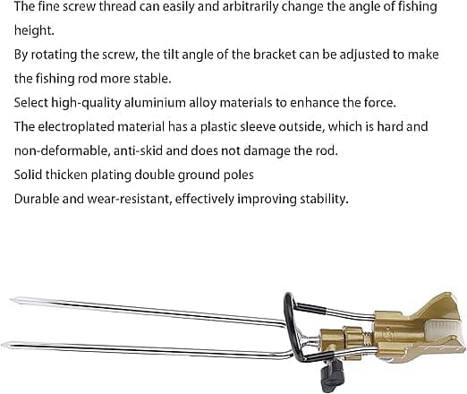 Fishing rack, hard aluminum alloy materials Strength is improved Stron 3