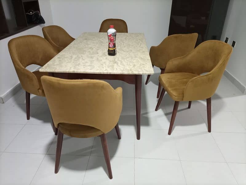 Dining table with 6 chairs 5