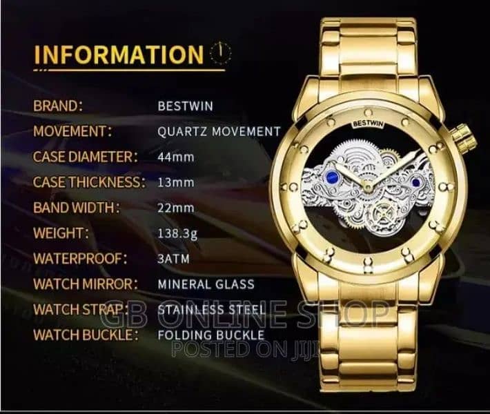 Bestwin Luxury Watch  A++++ Quality ( Orignal Chain ) Stylish Watch 0