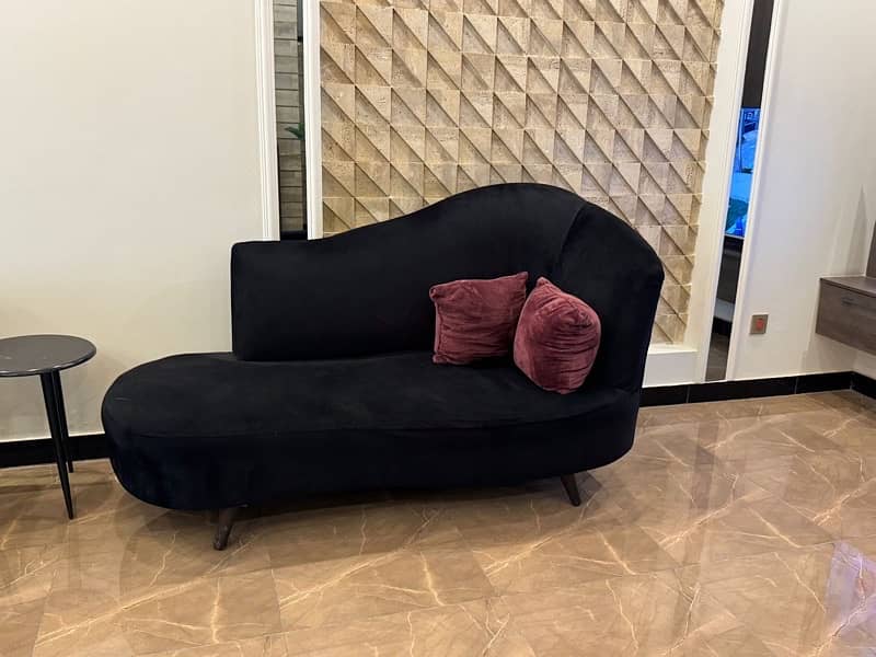 Black Sofa L Shape | 22000 2