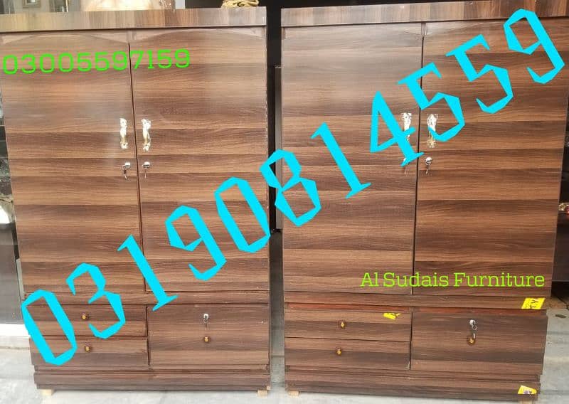 wardrobe almari 6ft dsgn showcase cupboard home shop dressing hostel 19