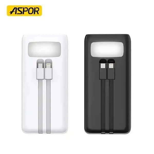 Aspor A350 50,000mah – Fast Charging With Built-in Flashlight 6