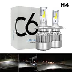 2 Pcs C6 H4 Led Light Car Mehran Alto Vitz Wagon-r City Bleno Cultas