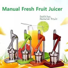 Manual Juicer, Hand Press Citrus Presser With Stainless Steel Cup