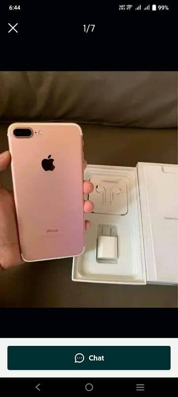 iPhone 7plus 128gb pta aproved 03290707603 4