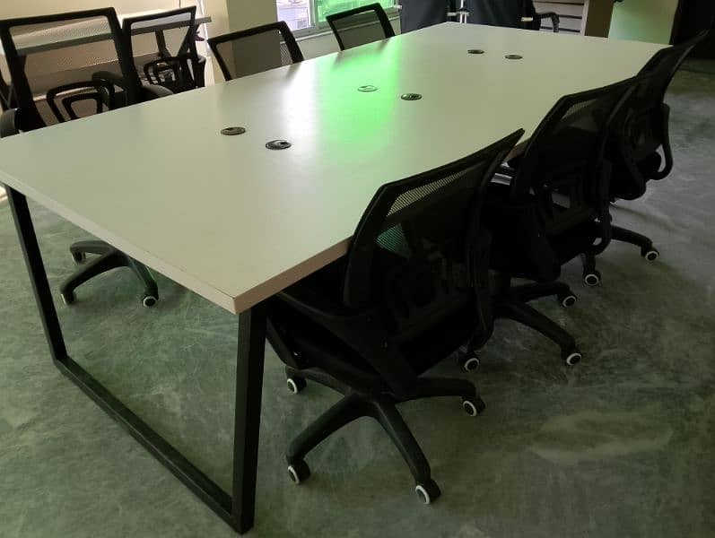 conference table with 6 chairs 2