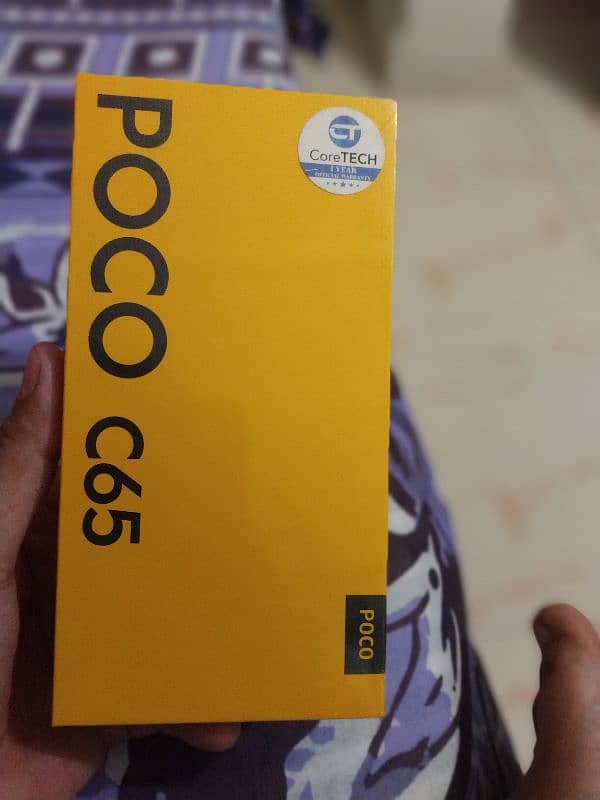 POCO C65 256GB(1YEAR OFFICIAL WARRANTY)PTA APPROVED 0