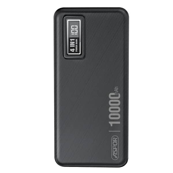 Aspor A300 Power Bank Original 10000mah Li-polymer Battery 4 In1 3