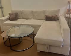 L shaped sofa