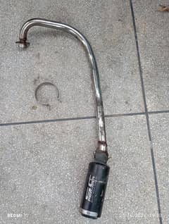 SC original universal exhaust with bend pipe of ybr 125