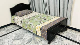 Single bed with mattress