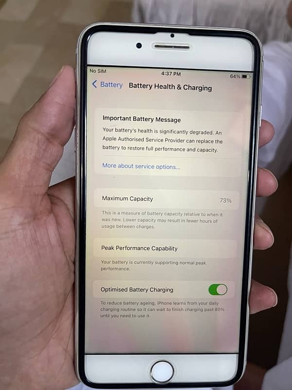 Iphone 8Plus 64GB PTA APPROVED 0
