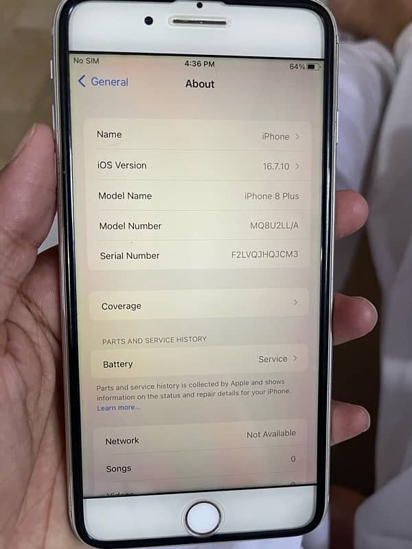 Iphone 8Plus 64GB PTA APPROVED 3