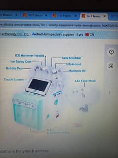 7 in 1 hydra facial machine