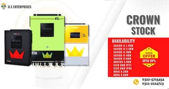 Crown 9.8kw/8.2kw/6kw/4kw/3kw/2.4kw/1.2kw/hybrid inverter Xavier2crown