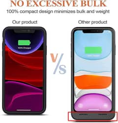 MAXBEAR Battery Case for iPhone 11, Newest 7000mAh Slim Portable Prot