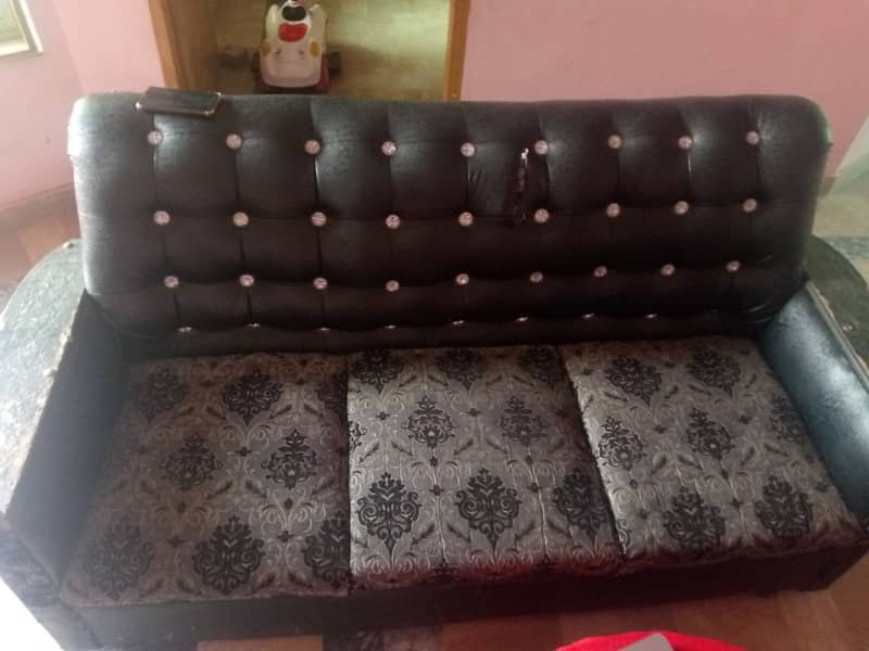 one 3 seater 2 single seater sofa 2