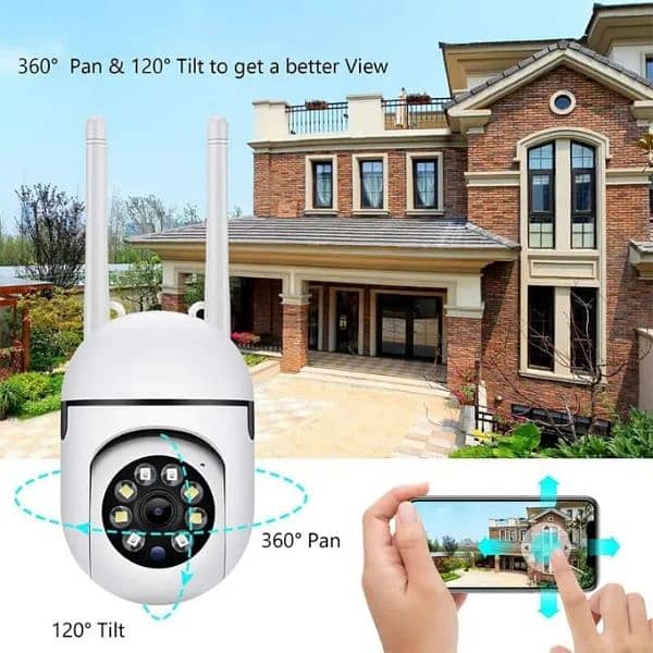 WiFi Surveillance Cameras IP Camera HD 1080P IR Full Color Night 3