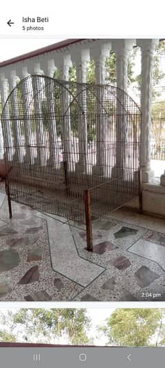 hen cage and bird cage