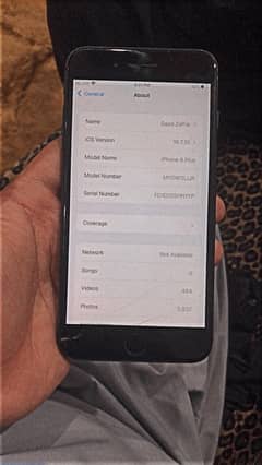 IPhone 8 Plus 128 GB JV 87 Battery Health 10/10 Black Color