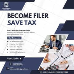 File Tax Return Before 31 October