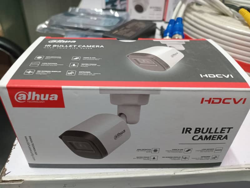 cctv | 4 Cameras Package | Security Cameras | dvr | Dahua | HD 6